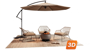 Outdoor Sofa Skp Files